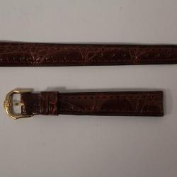 RAYMOND WEIL Bracelet pour montre croco marron 12 mm