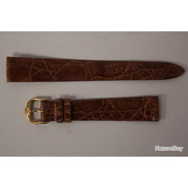 RAYMOND WEIL Bracelet pour montre croco marron 15 mm