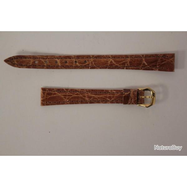 RAYMOND WEIL Bracelet pour montre croco marron 11 mm