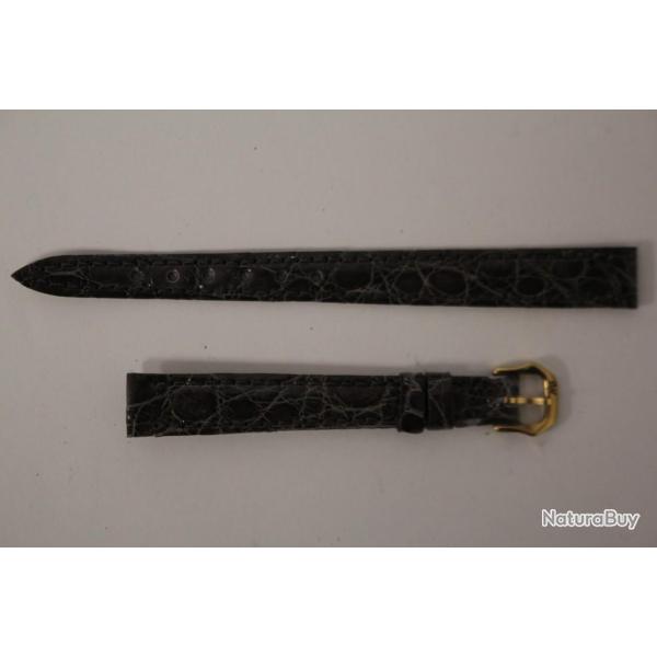 RAYMOND WEIL Bracelet pour montre croco gris 10 mm