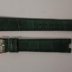 RAYMOND WEIL Bracelet pour montre croco vert 14 mm