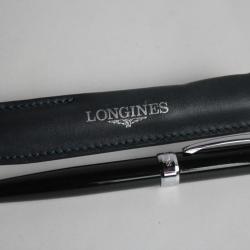 LONGINES Stylo bille roller noir + étui