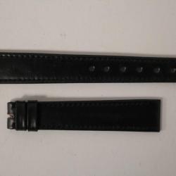 Bracelet montre Universal Genève cuir noir 15 mm