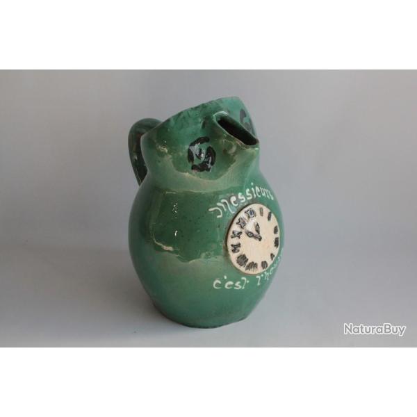 Pichet absinthe Messieurs c'est l'heure