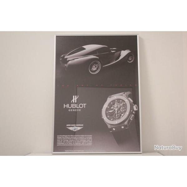 HUBLOT Tableau Publicit montre Aero Bang Morgan