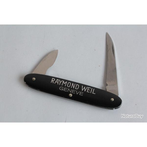 RAYMOND WEIL Couteau de poche publicitaire Montre Victorinox
