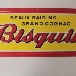 Plaque publicitaire Bisquit Grand cognac 1950