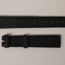 Bracelet montre Universal Genève noir 16 mm vintage