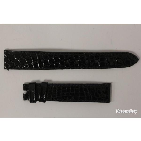 Bracelet montre Universal Gen�ve croco noir 16 mm