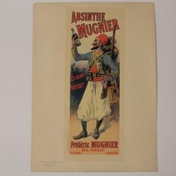 Lithographie Absinthe Mugnier Lucien LEFEVRE