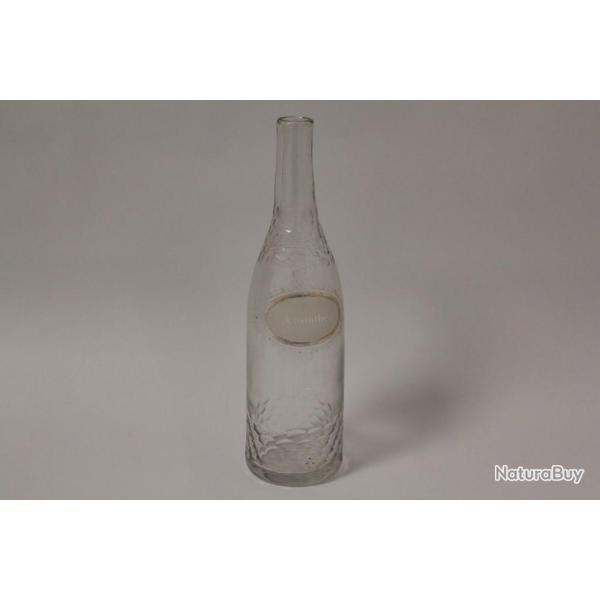 Ancienne bouteille verre �maill� Absinthe