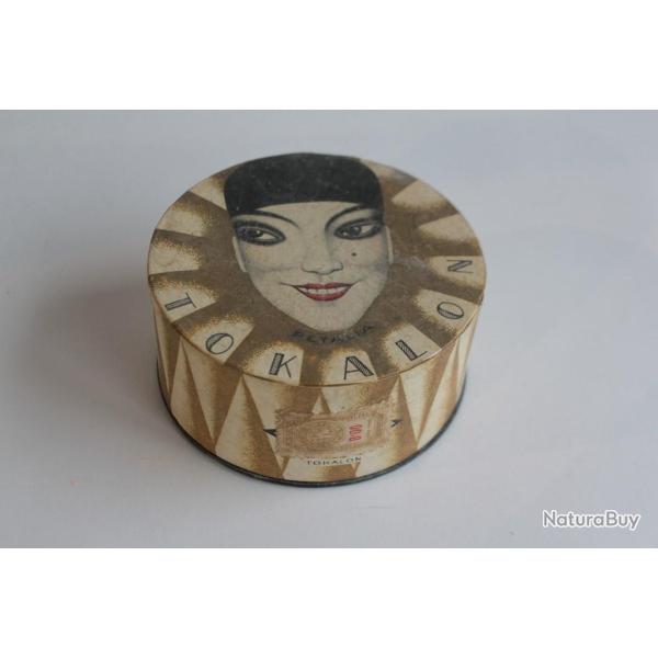 TOKALON ancienne bo�te � poudre Poudrier art d�co