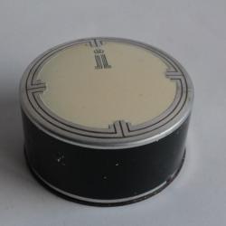 Ancienne boîte à poudre Orkilia Lotus d'or Lentheric Paris Rachel I