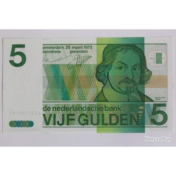 Billet 5 Gulden Pays-Bas 1973 neuf