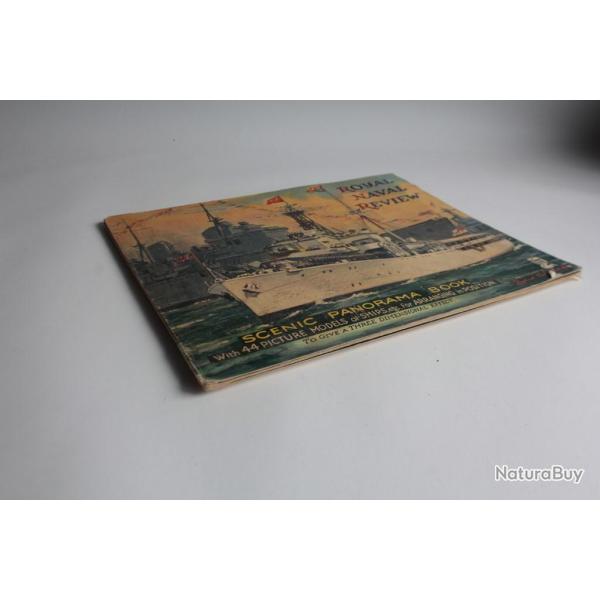 Livre scne panoramique royal naval review raphael tuck