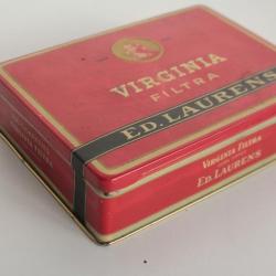 Boite a cigarettes tôle lithographiée ED. LAURENS Virginia Filtra tabac