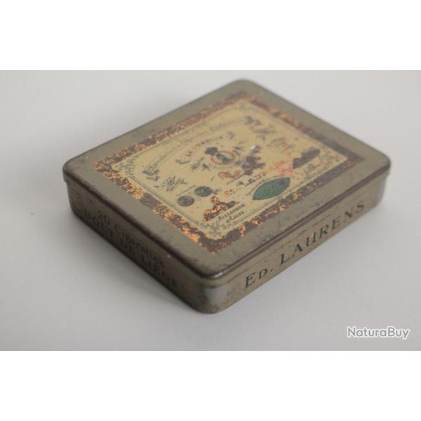 Bo�te � cigarettes en t�le lithographi�e ED.LAURENS Le Kh�dive