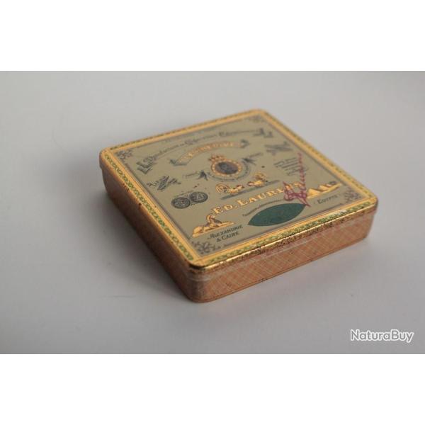 Boite a cigarettes ED. LAURENS Kh�dive t�le lithographi�e tabac