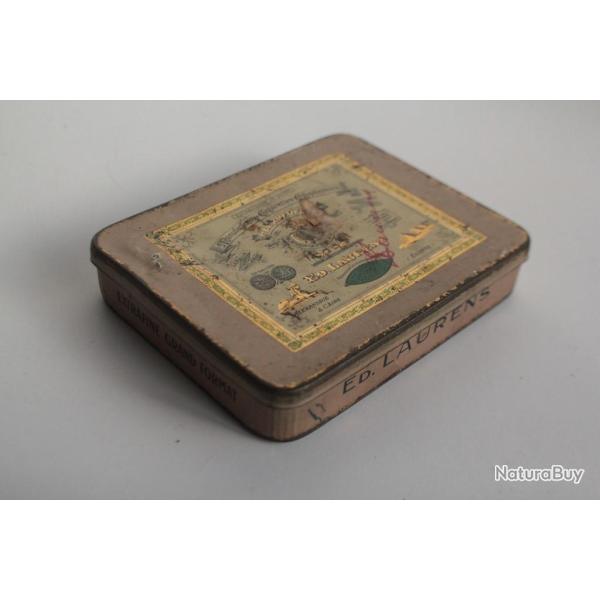 Bo�te � cigarettes en t�le lithographi�e ED.LAURENS Le Kh�dive