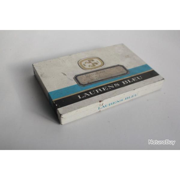 Boite a cigarettes t�le lithographi�e ED. LAURENS Bleu tabac