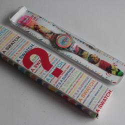 SWATCH Montre Gent Postcard GN127 1993