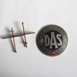 Insigne automobile Plaque DAS la d&eacute;fense automobile et sportive