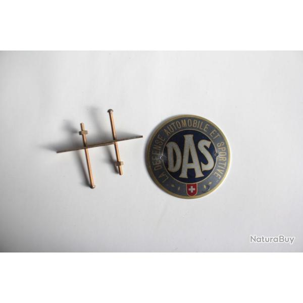 Insigne automobile Plaque DAS la d�fense automobile et sportive