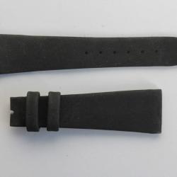 Bracelet montre Universal Gen&egrave;ve noir 18 mm vintage