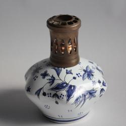 Lampe BERGER fa&iuml;ence Henriot Quimper Delft