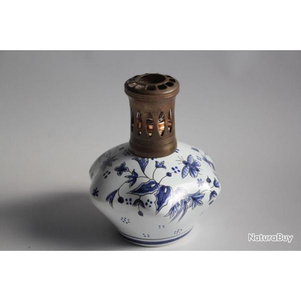 Lampe BERGER fa�ence Henriot Quimper Delft