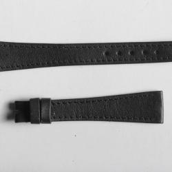 Bracelet montre Universal Gen&egrave;ve noir 15 mm vintage