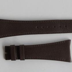 Bracelet montre Universal Gen&egrave;ve cuir marron 25 mm vintage