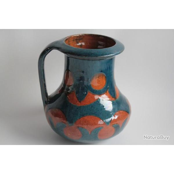 Pichet c�ramique Robert BRUSSET Savoie Poterie