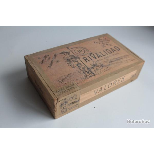 Bo�te � Cigarettes bois Rivaldad marca registrada Valores