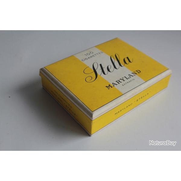Bo�te � cigarettes carton ED. Laurens Stella Maryland extrafin