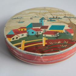 Boîte à biscuits tôle Pierrot Gourmand Paris