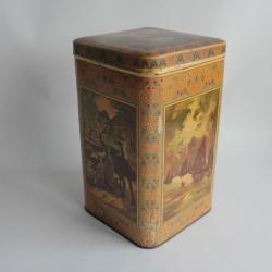 Boîte à biscuits tôle Confiserie lausannoise Henri Rossier