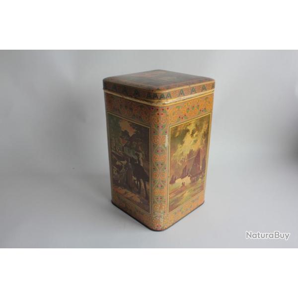 Bo�te � biscuits t�le Confiserie lausannoise Henri Rossier