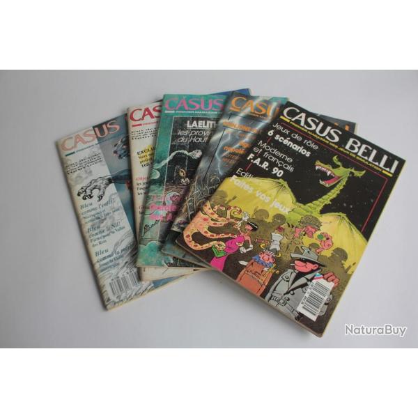 5 magazines hebdomadaire Casus Belli  n40  45 anne 80