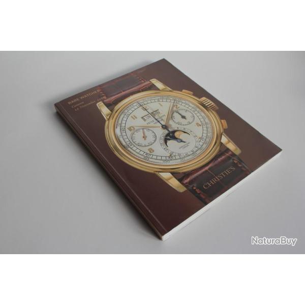 Catalogue vente Christie's Montres rare Watches november 2018