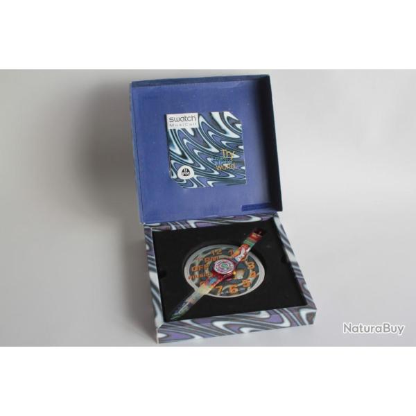 SWATCH Montre MusiCall 11 PM Paulo Mendon�a 1995 SLZ103