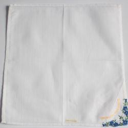 Mouchoir brodé coton Ermitage du Moucherotte