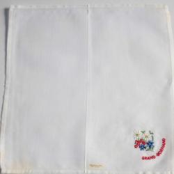 Mouchoir brodé coton Grand-Bornand