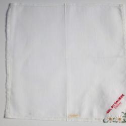 Mouchoir brodé coton Col du Galibier Edelweiss