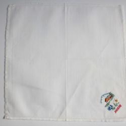 Mouchoir brodé coton Suisse