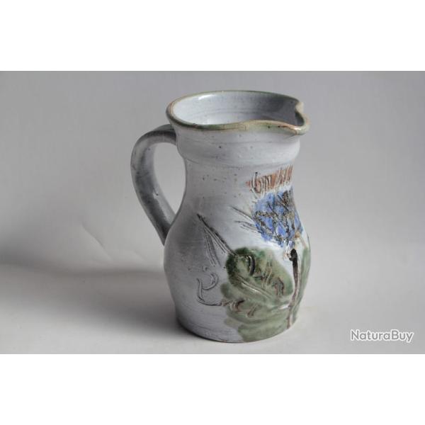Pichet c�ramique Albert THIRY Vallauris Chardon