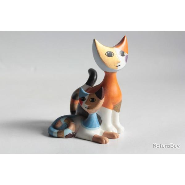 GOEBEL Chats Amico Amica porcelaine Rosina Wachtmeister Allemagne