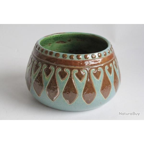 Pot terre verniss�e Anna Dupias Alexandre Liotard Ferney Voltaire