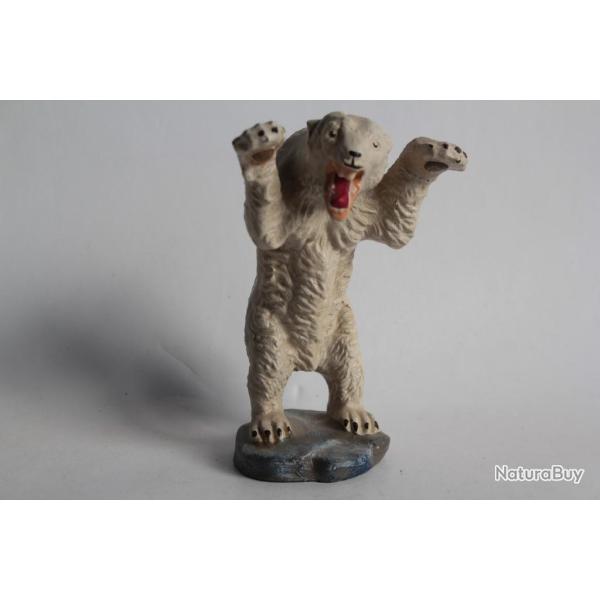 Ours blanc Elastolin Hausser composition Jouet