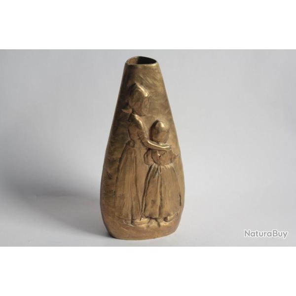 Bronze Peter TERESZCZUK Femme partiellement nue Art nouveau